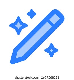 Icono de lápiz. texto, escritura, generar, contenido, documento, palabras, script, nota, escribir. Ilustración de icono de Vector