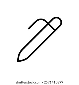 Pen icon Thin line vector