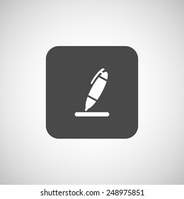 pen icon tool interface vector sign symbol graphic