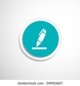 pen icon tool interface vector sign symbol graphic