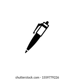 Pen icon in trendy flat style isolated on white background. Symbol for your web site design, logo, app, UI. Vector illustration, EPS
