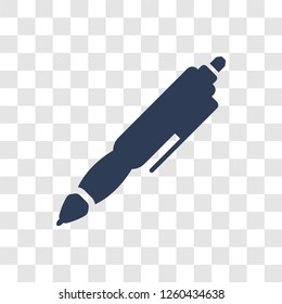 Pen icon. Trendy Pen logo concept on transparent background from E-learning and education collection