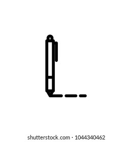 pen icon vector