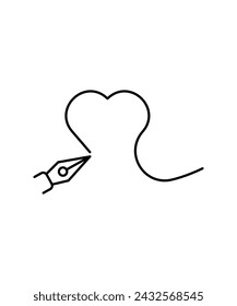 icono de lápiz, icono de vector de mejor línea.
