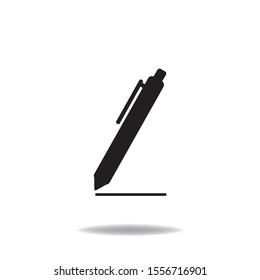 Pen icon, vector design element