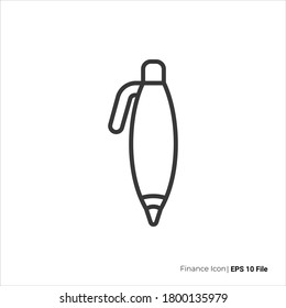 Pen icon. Pen icon vector design. isolated on white background