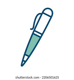Stift-Symbol, Vektordesign-Vorlage auf weißem Hintergrund