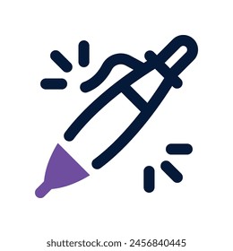 pen icon. vector dual tone icon for your website, mobile, presentation, and logo design.