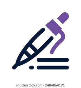 pen icon. vector dual tone icon for your website, mobile, presentation, and logo design.