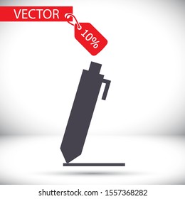 Pen icon. Vector Eps 10 . Lorem Ipsum Flat Design