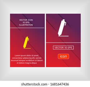 Pen icon. Vector Eps 10 . Lorem Ipsum Flat Design