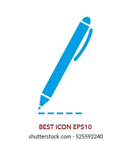 Pen icon, vector icon, eps10