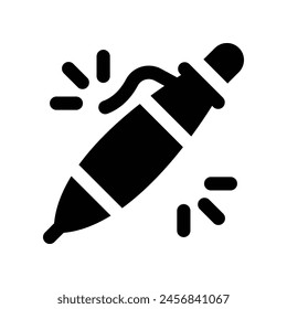 pen icon. vector glyph icon for your website, mobile, presentation, and logo design.