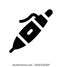 pen icon. vector glyph icon for your website, mobile, presentation, and logo design.