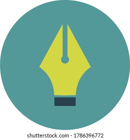 Pen Icon Vector Graphic. Version 8