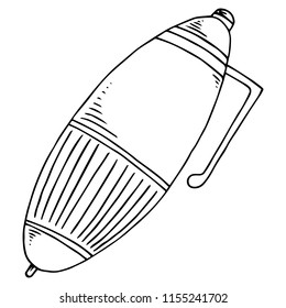 Pen icon. Vector of a pen. Hand drawn pen.
