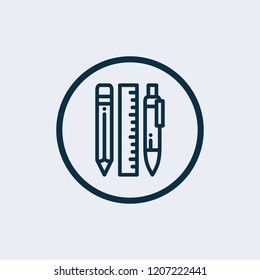 Pen icon. Vector illustration