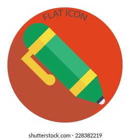 Pen icon. Vector illustration