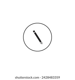 Stiftsymbol, Stiftvektor-Illustration
