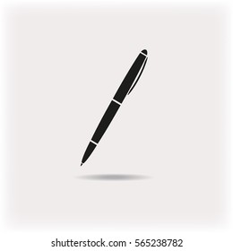 Pen icon, vector illustration