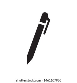 Pen icon vector. Pen illustration for design. Flat design style on white background.