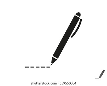 pen,  icon, vector illustration eps10