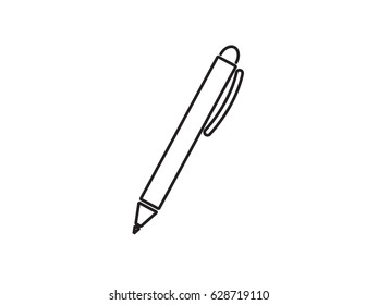 pen,  icon, vector illustration eps10