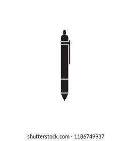 Pen icon, vector illustration. Flat design style
