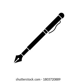 Pen icon vector illustration. Isolated vector icon on white background.