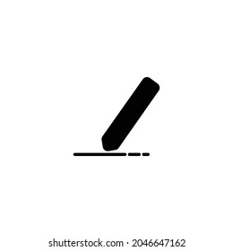 Ilustración del vector de iconos de la pluma Aislada sobre fondo blanco