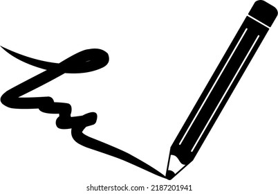Pen Icon Vector Illustration Isolated On a white background