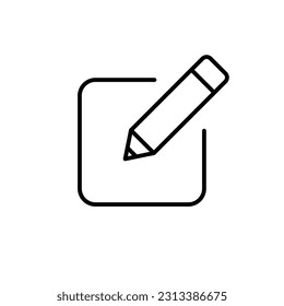 Pen Icon Vector Illustration Isolated On white background