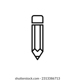 Ilustración del vector de iconos de la pluma Aislada sobre fondo blanco