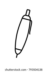 Pen icon vector illustration isolated