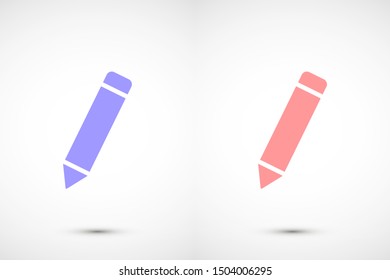 Pen icon, vector illustration. Pen Vector icon. Logo. Pictogram Pen . Fountain Pen icon Vector.