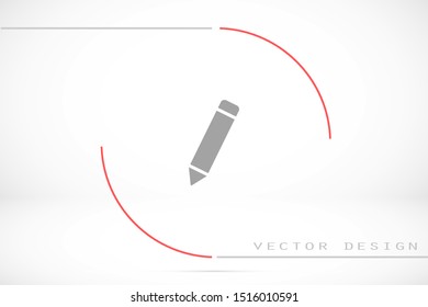 Pen icon, vector illustration. Pen Vector icon. Logo. Pictogram Pen . Fountain Pen icon Vector.