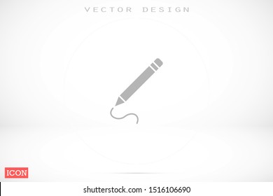Pen icon, vector illustration. Pen Vector icon. Logo. Pictogram Pen . Fountain Pen icon Vector.