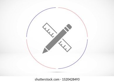 Pen icon, vector illustration. Pen Vector icon. Logo. Pictogram Pen . Fountain Pen icon Vector.