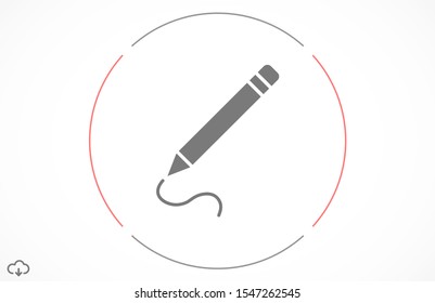 Pen icon, vector illustration. Pen Vector icon. Logo. Pictogram Pen . Fountain Pen icon Vector.