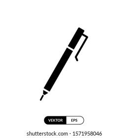 Pen icon vector illustration logo template for many purpose. Isolated on white background.