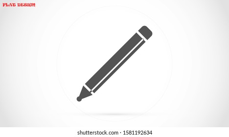 Pen icon, vector illustration. Pen Vector icon. Logo. Pictogram Pen . Fountain Pen icon Vector. 