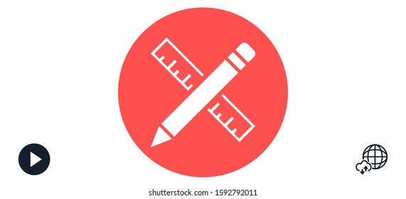 Pen icon, vector illustration. Pen Vector icon. Logo. Pictogram Pen . Fountain Pen icon Vector.
