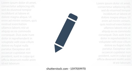Pen icon, vector illustration. Pen Vector icon. Logo. Pictogram Pen . Fountain Pen icon Vector.