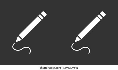 Pen icon, vector illustration. Pen Vector icon. Logo. Pictogram Pen . Fountain Pen icon Vector.