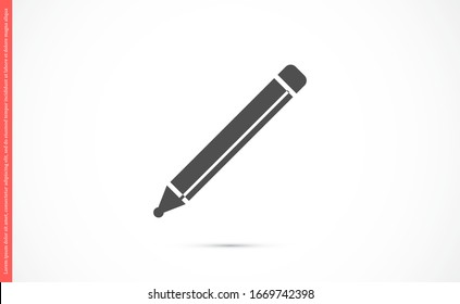 Pen icon, vector illustration. Pen Vector icon. Logo. Pictogram Pen . Fountain Pen icon Vector.