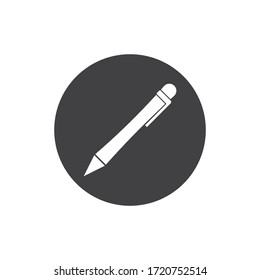 Pen icon vector illustration logo template for many purpose. Isolated on white background.