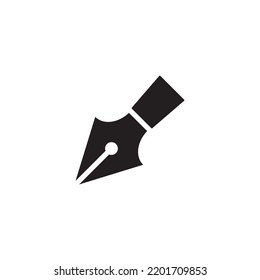 pen icon vector illustration logo design 
