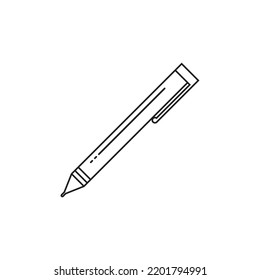 pen icon vector illustration logo design 
