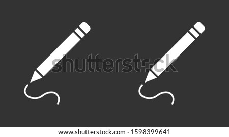 Pen icon, vector illustration. Pen Vector icon. Logo. Pictogram Pen . Fountain Pen icon Vector.