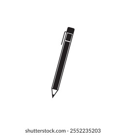 Vector del icono de la pluma aislado en el fondo blanco. Icono de Vector de pluma